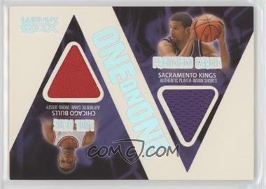 2005-06 Topps Luxury Box - One on One Relics #OOR-DG - Luol Deng, Francisco Garcia /225