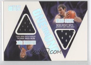 2005-06 Topps Luxury Box - One on One Relics #OOR-FK - Channing Frye, Nenad Krstic /225