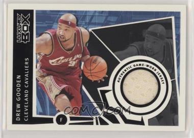 2005-06 Topps Luxury Box - The Machine Relics - Courtside #TMR-DG - Drew Gooden /25