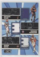 Dwyane Wade, Richard Hamilton, Baron Davis #/25