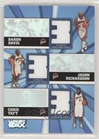 Baron Davis, Jason Richardson, Chris Taft #/250