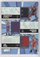 Shaquille O'Neal, Andrew Bogut, Yao Ming [EX to NM] #/250