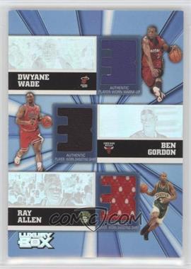 2005-06 Topps Luxury Box - Trinity Relics #TR-WGA - Dwyane Wade, Ben Gordon, Ray Allen /250