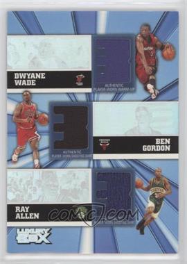 2005-06 Topps Luxury Box - Trinity Relics #TR-WGA - Dwyane Wade, Ben Gordon, Ray Allen /250