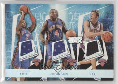 2005-06 Topps Luxury Box - Triple Double Relics #TDR-16 - Channing Frye, Nate Robinson, David Lee, Stephon Marbury, Quentin Richardson /193