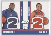 Raymond Felton, Sean May #/193