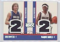 Dirk Nowitzki, Marquis Daniels [EX to NM] #/193