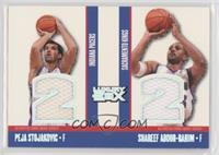 Peja Stojakovic, Shareef Abdur-Rahim #/193