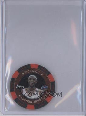 2005-06 Topps NBA Collector Chips - [Base] - Red Foil #_LEJA - Lebron James /399
