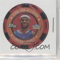 2005-06 Topps NBA Collector Chips - [Base] - Red #_LEJA - LeBron James (All-Star)