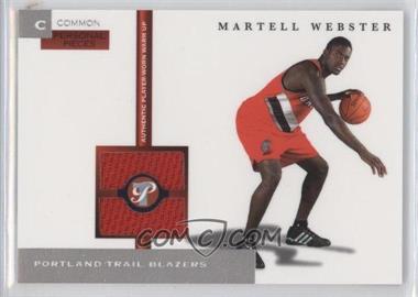 2005-06 Topps Pristine - Personal Pieces Relics #PPC-MW - Martell Webster /350