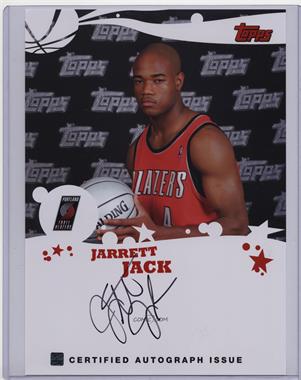2005-06 Topps Rookie Photos Shoot Jumbo Autographs - [Base] #_JAJA - Jarrett Jack [EX to NM]