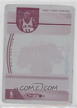 2005-06 Topps Total - [Base] - Printing Plate Magenta Back #39 - Jamal Crawford /1