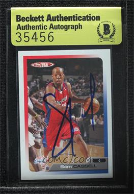 2005-06 Topps Total - [Base] #357 - Sam Cassell [BAS Authentic]