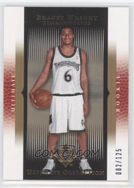 2005-06 Ultimate Collection - [Base] - Blue #132 - Ultimate Rookie - Bracey Wright /125