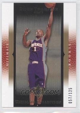 2005-06 Ultimate Collection - [Base] - Blue #136 - Ultimate Rookie - Dijon Thompson /125