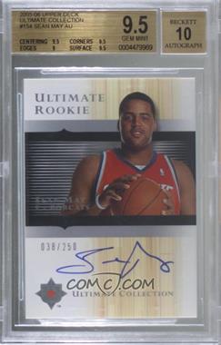 2005-06 Ultimate Collection - [Base] #154 - Ultimate Rookie - Sean May /250 [BGS 9.5 GEM MINT]