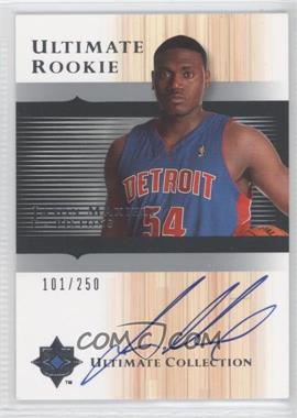 2005-06 Ultimate Collection - [Base] #167 - Ultimate Rookie - Jason Maxiell /250