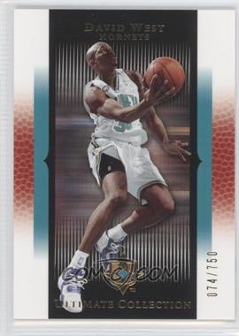 2005-06 Ultimate Collection - [Base] #85 - David West /750