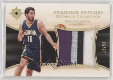 2005-06 Ultimate Collection - Premium Swatches - Patches #PP-PS - Peja Stojakovic /50