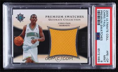 2005-06 Ultimate Collection - Premium Swatches #PS-CP - Chris Paul /100 [PSA 9 MINT]
