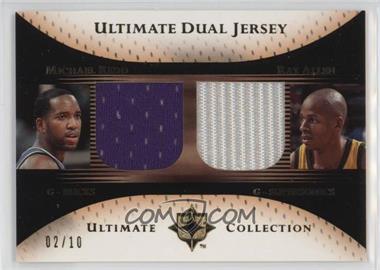 2005-06 Ultimate Collection - Ultimate Dual Jersey - Gold #DJ-RA - Michael Redd, Ray Allen /10