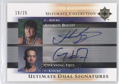 2005-06 Ultimate Collection - Ultimate Dual Signatures #DS-BF - Andrew Bogut, Channing Frye /25