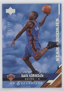 2005-06 Upper Deck - [Base] - Silver UD Exclusives #202 - Star Rookie - Nate Robinson /100