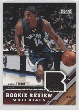 2005-06 Upper Deck - Rookie Review Materials #RRM-AE - Andre Emmett