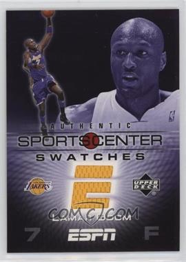 2005-06 Upper Deck ESPN - Sportscenter Swatches #SCS-LO - Lamar Odom