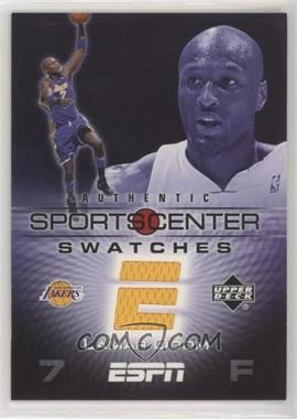 2005-06 Upper Deck ESPN - Sportscenter Swatches #SCS-LO - Lamar Odom