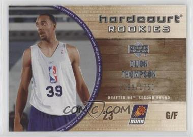 2005-06 Upper Deck Hardcourt - [Base] #108 - Hardcourt Rookies - Dijon Thompson /1750