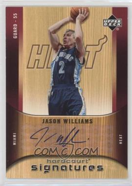 2005-06 Upper Deck Hardcourt - Signatures #HS-JW - Jason Williams
