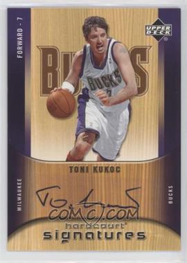 2005-06 Upper Deck Hardcourt - Signatures #HS-TK - Toni Kukoc