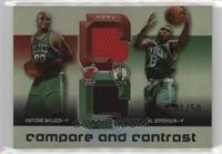 Antoine Walker, Al Jefferson, Al Harrington, Josh Childress #/50