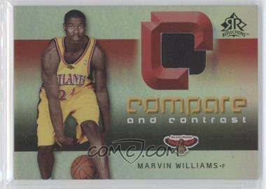 2005-06 Upper Deck NBA Reflections - Compare and Contrast #CC-WM - Marvin Williams, Sean May /100