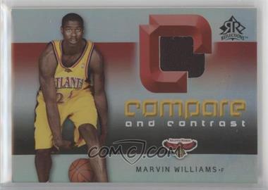 2005-06 Upper Deck NBA Reflections - Compare and Contrast #CC-WM - Marvin Williams, Sean May /100