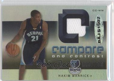 2005-06 Upper Deck NBA Reflections - Compare and Contrast #CC-WW - Hakim Warrick, Marvin Williams /100