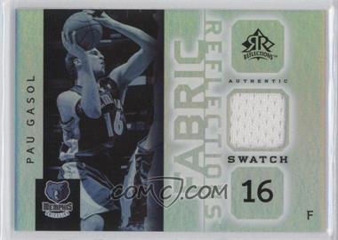 2005-06 Upper Deck NBA Reflections - Fabric Reflections Swatch #FR-PG - Pau Gasol