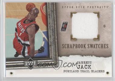 2005-06 Upper Deck Portraits - Scrapbook Swatches #SS-JJ - Jarrett Jack