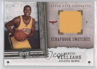 2005-06 Upper Deck Portraits - Scrapbook Swatches #SS-MA - Marvin Williams