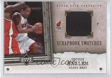 2005-06 Upper Deck Portraits - Scrapbook Swatches #SS-UH - Udonis Haslem