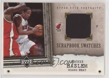 2005-06 Upper Deck Portraits - Scrapbook Swatches #SS-UH - Udonis Haslem