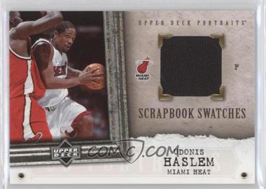 2005-06 Upper Deck Portraits - Scrapbook Swatches #SS-UH - Udonis Haslem