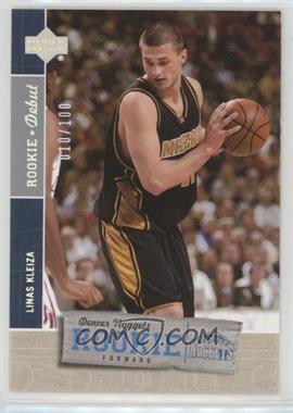 2005-06 Upper Deck Rookie Debut - [Base] - Silver #121 - Linas Kleiza /100