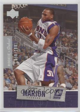 2005-06 Upper Deck Rookie Debut - [Base] - Silver #74 - Shawn Marion /100