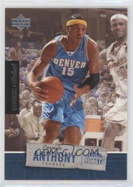 2005-06 Upper Deck Rookie Debut - [Base] #21 - Carmelo Anthony (Guarded by LeBron James)