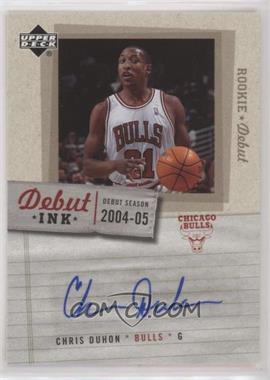 2005-06 Upper Deck Rookie Debut - Debut Ink #DI-CD - Chris Duhon