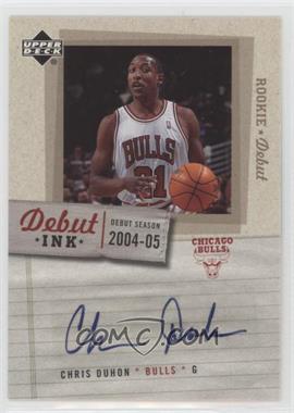 2005-06 Upper Deck Rookie Debut - Debut Ink #DI-CD - Chris Duhon