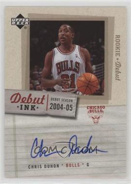 2005-06 Upper Deck Rookie Debut - Debut Ink #DI-CD - Chris Duhon